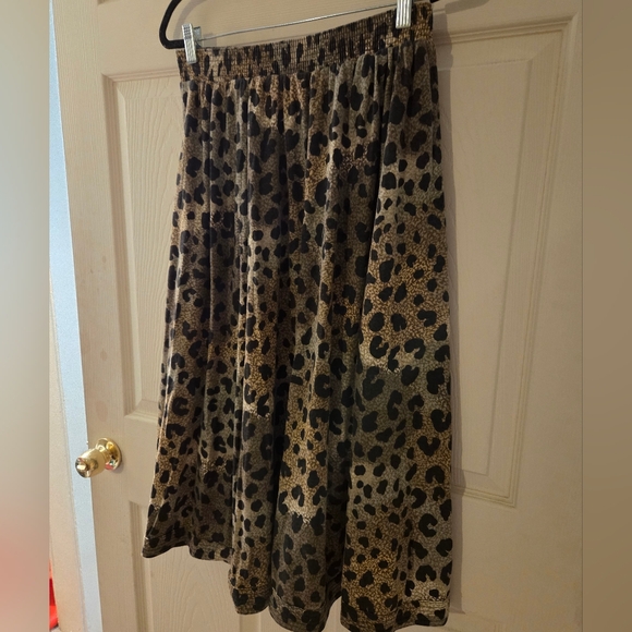 Women's Vintage Peter Popovitch Leopard Print Women's Skirt Size L - Picture 4 of 9